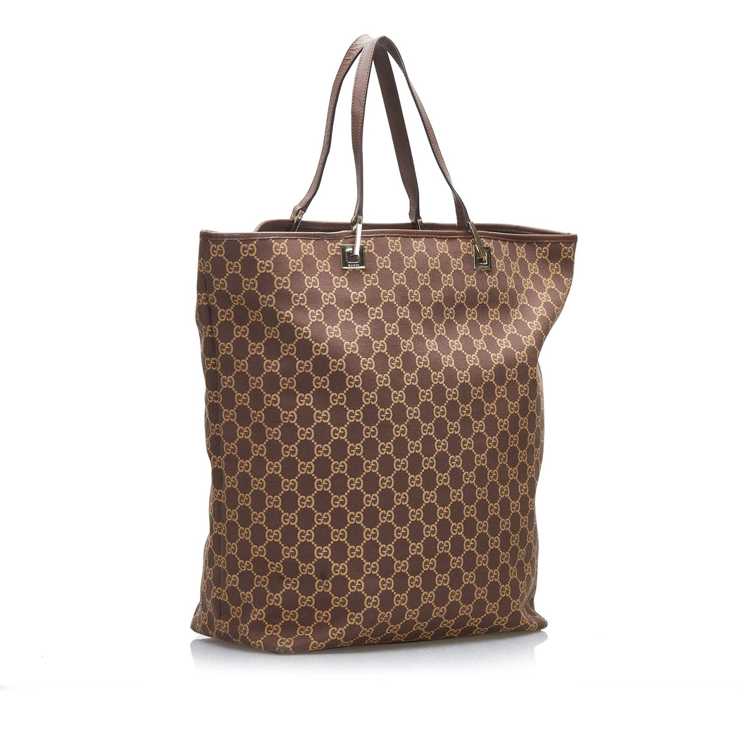 Gucci GG SHG-mpK8cX Canvas Brown Tote Bag