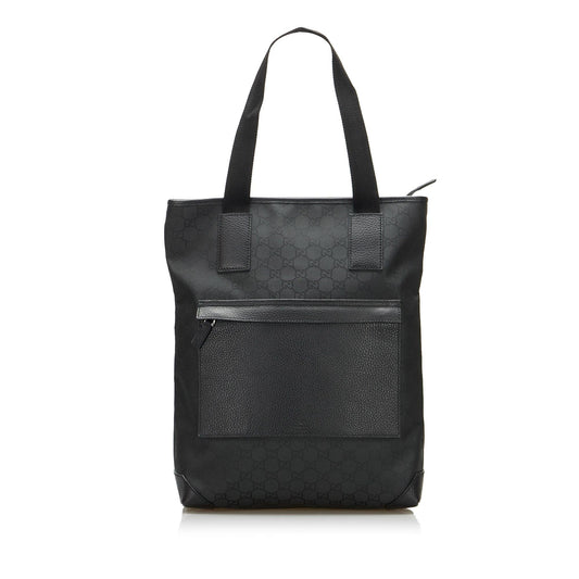 Gucci GG SHG-Z4vHZl Canvas Black Tote Bag