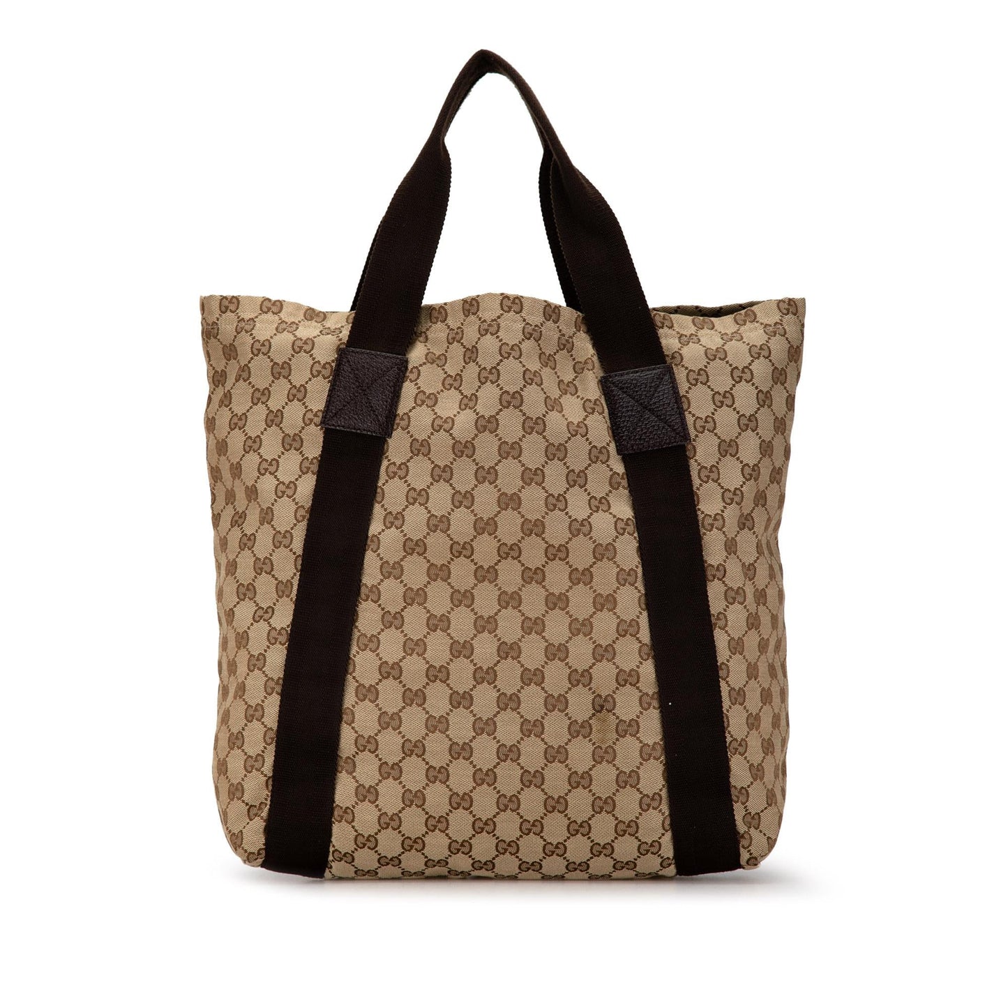 Gucci GG SHG-Qc1cos Canvas Brown Tote Bag