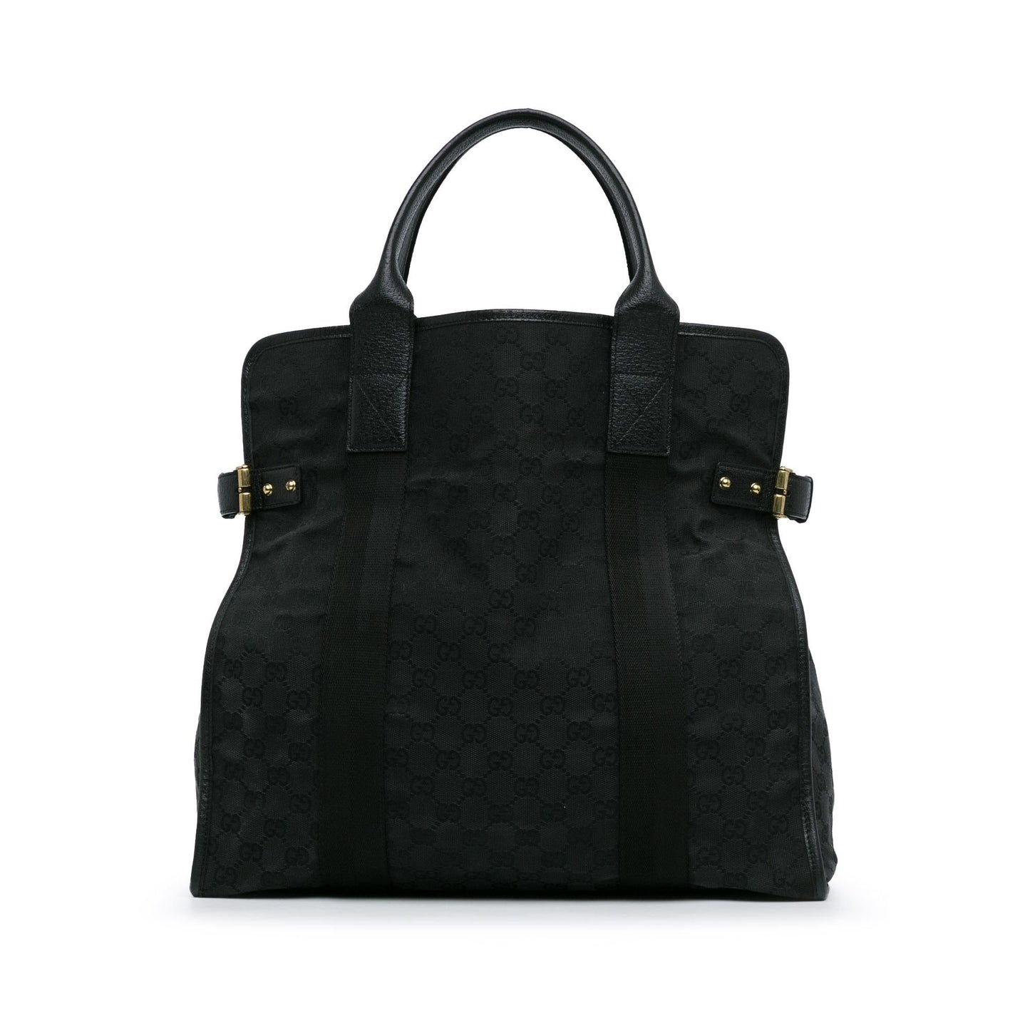 Gucci GG SHG-s9WkWs Canvas Black Tote Bag