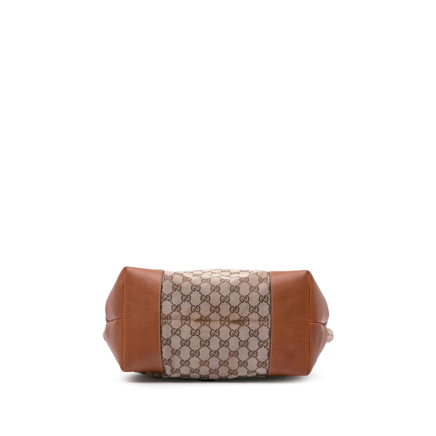 Gucci GG SHG-4i1YWN Canvas Calf Brown Tote Bag
