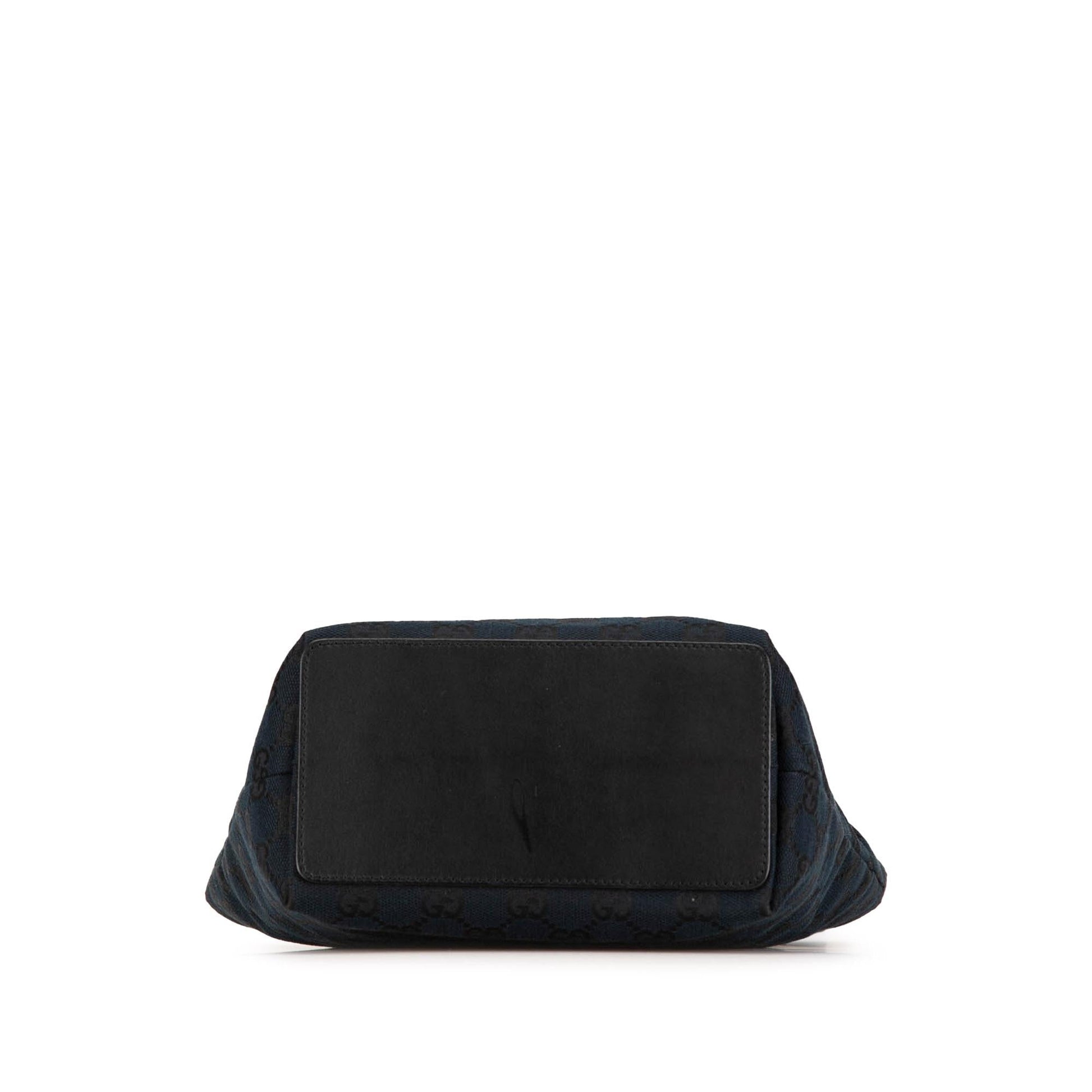 Gucci GG SHG-jHxFxZ Canvas Calf Black Tote Bag