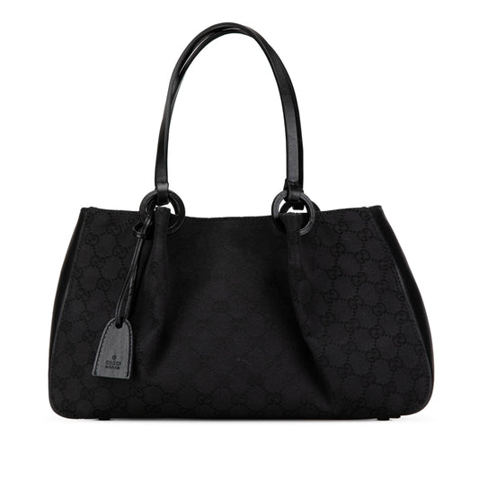 Gucci GG Canvas Black Tote Bag Tote 2