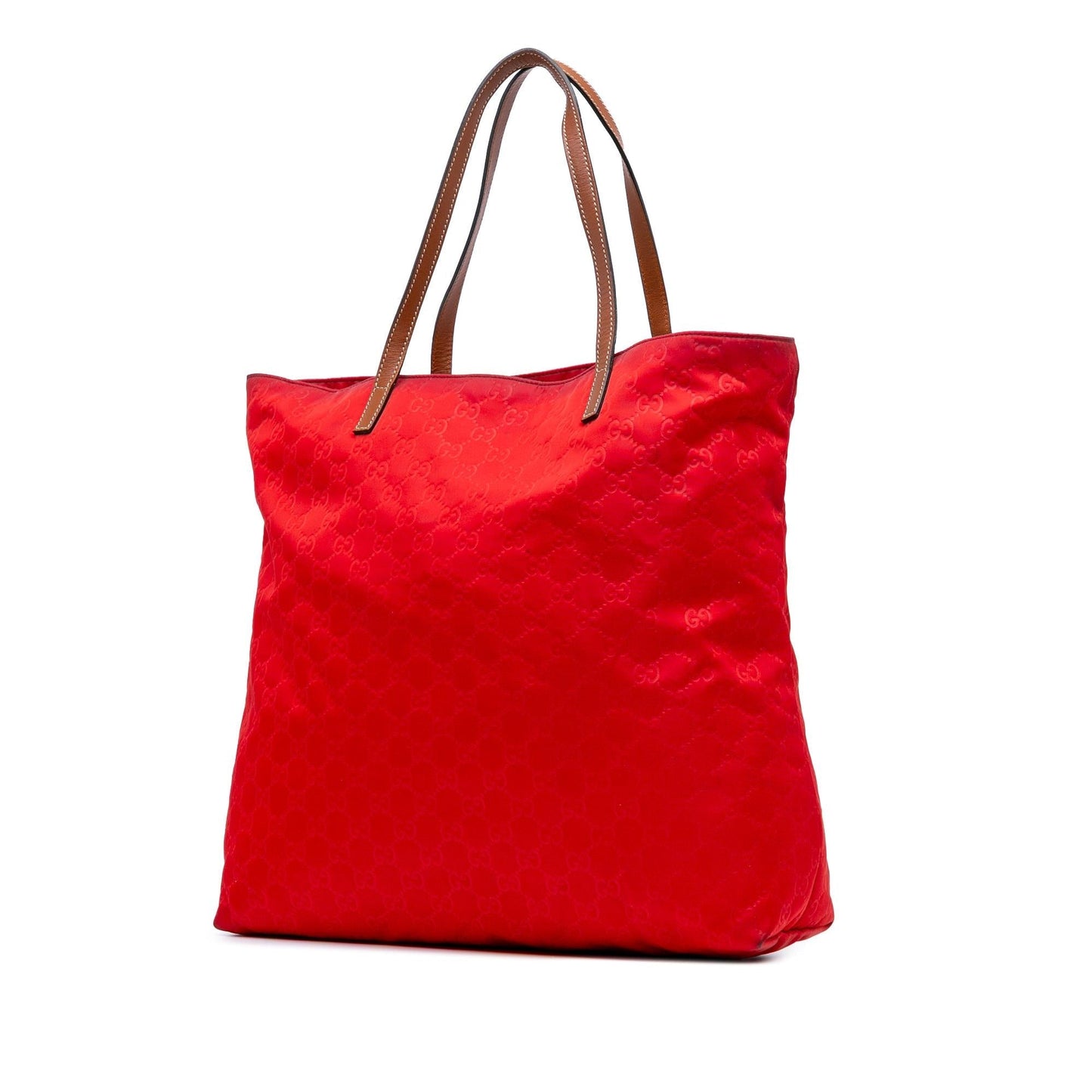 Gucci GG Canvas Red Tote Bag