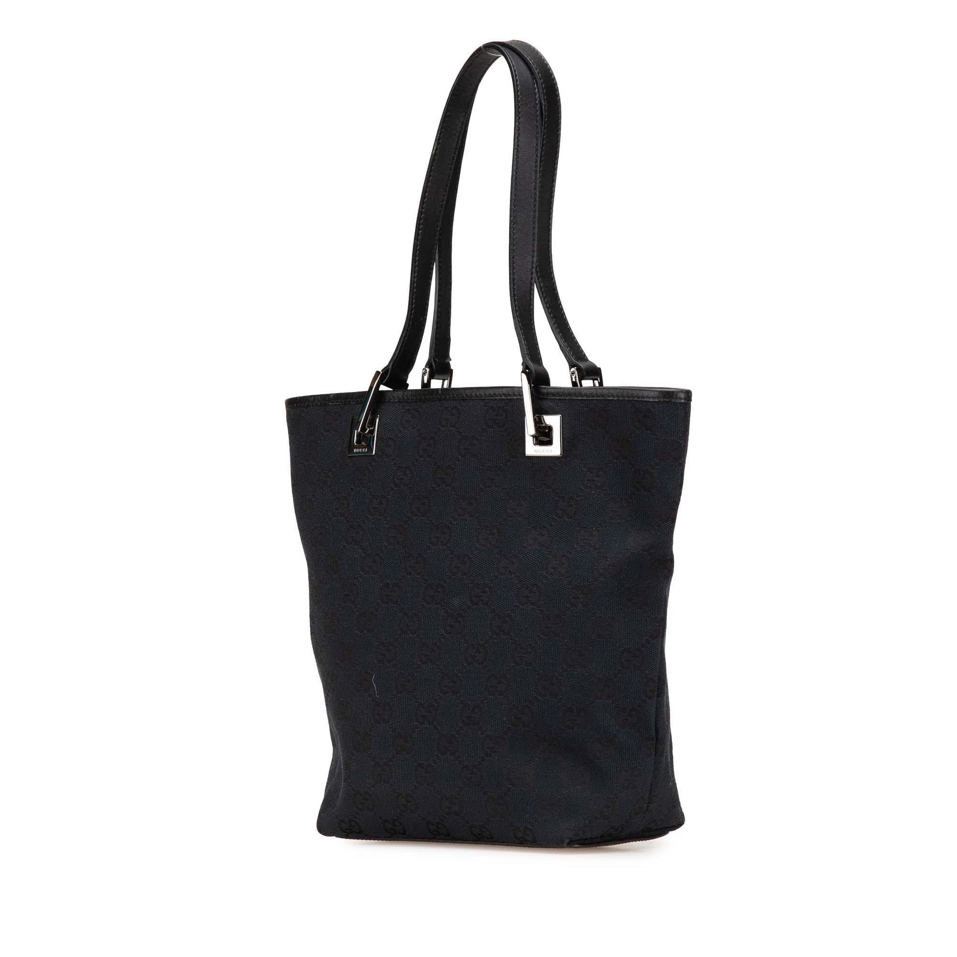 Gucci GG Canvas Blue Tote Bag Tote 23