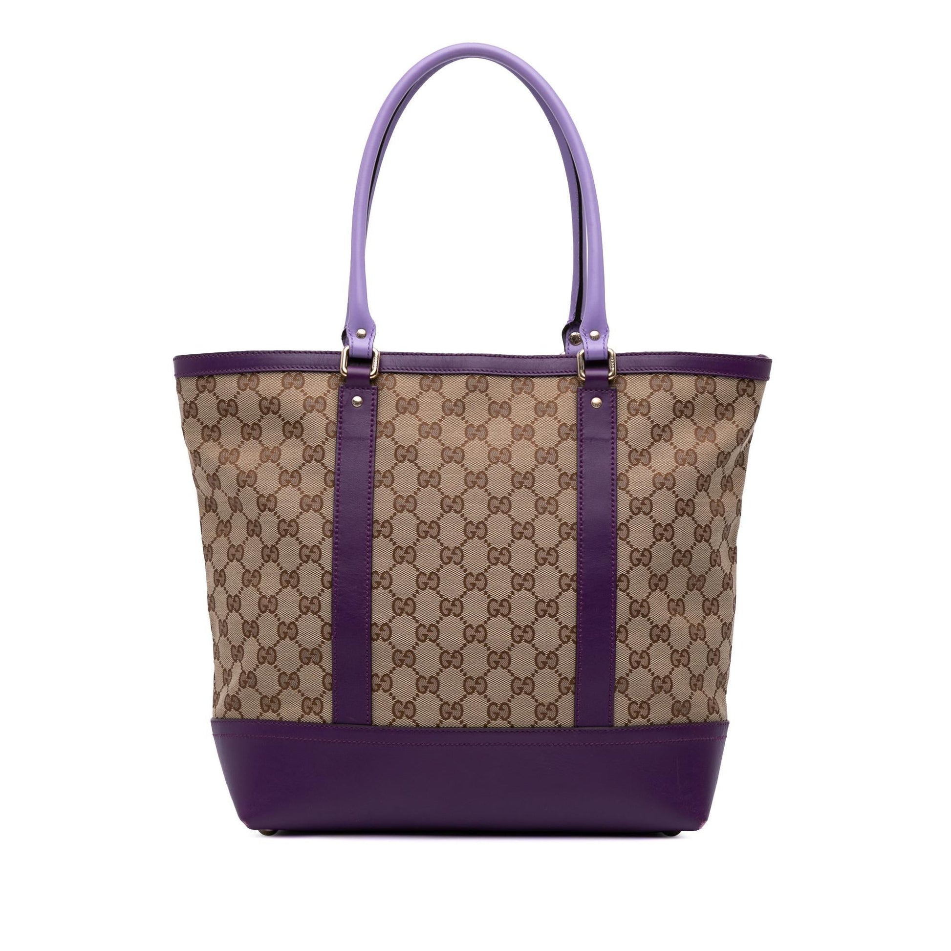 Gucci GG Canvas Brown Tote Bag Tote 31