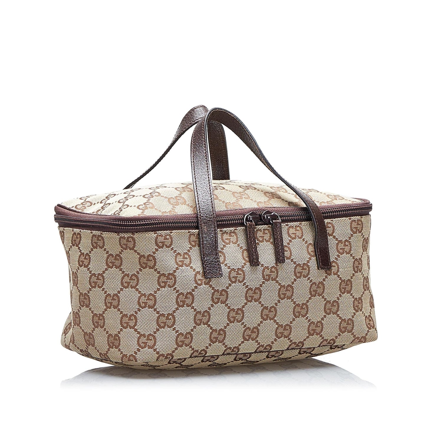 Gucci GG Vanity SHG-bHCrBU Canvas Brown Handbag
