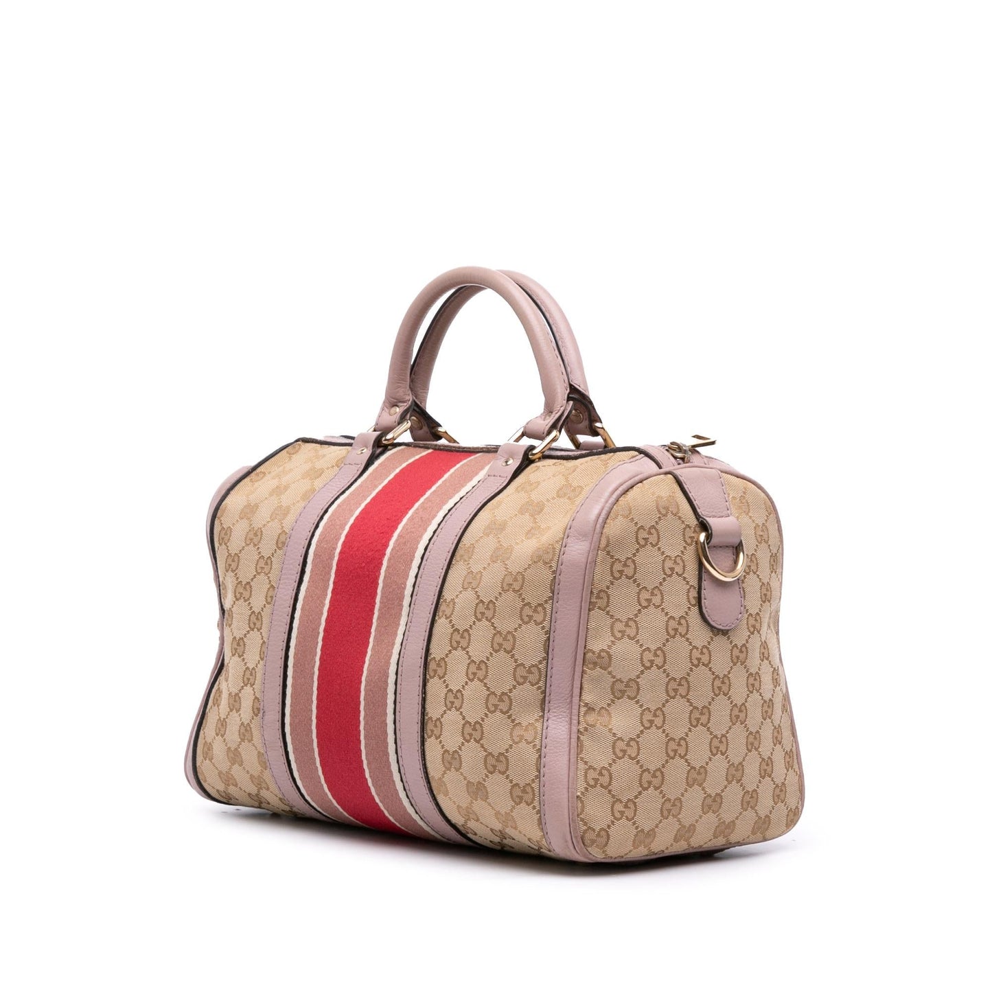 Gucci GG Web Joy Boston Canvas Travel Bag