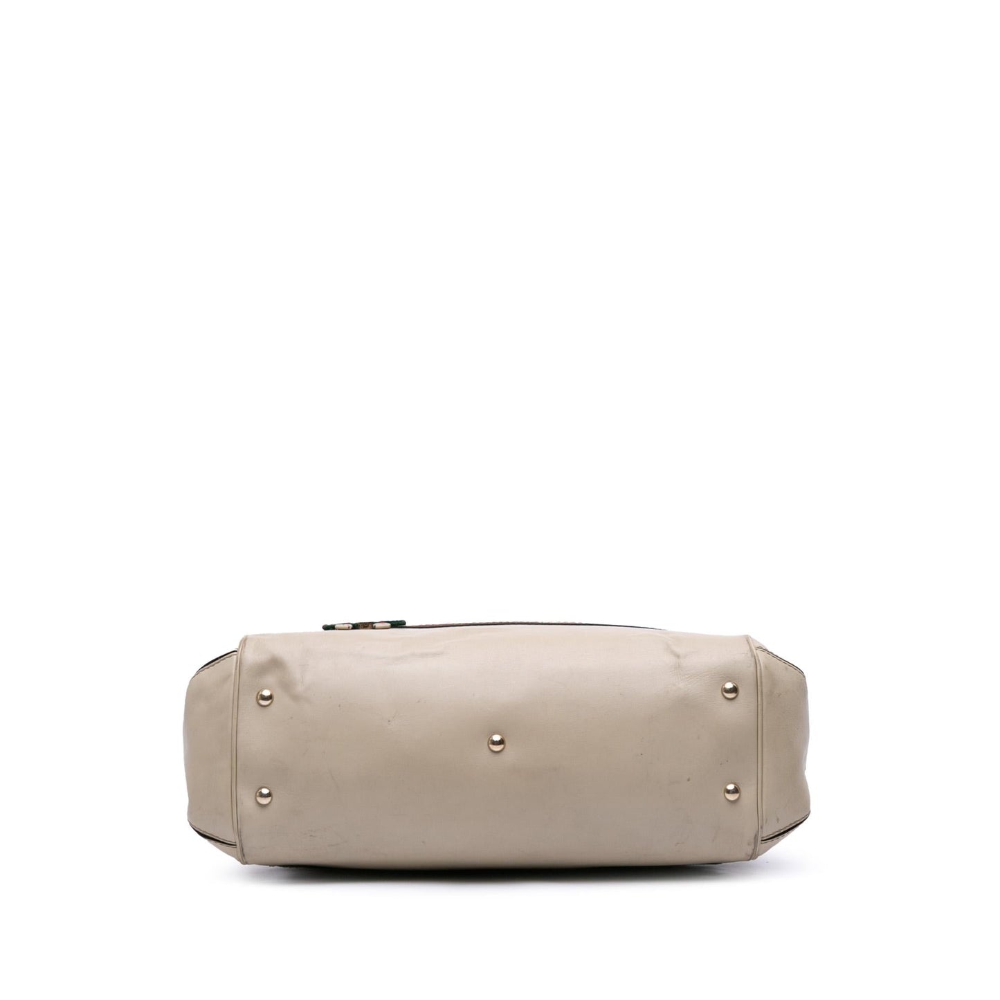 Gucci GG Web Mayfair Canvas Brown Satchel Bag