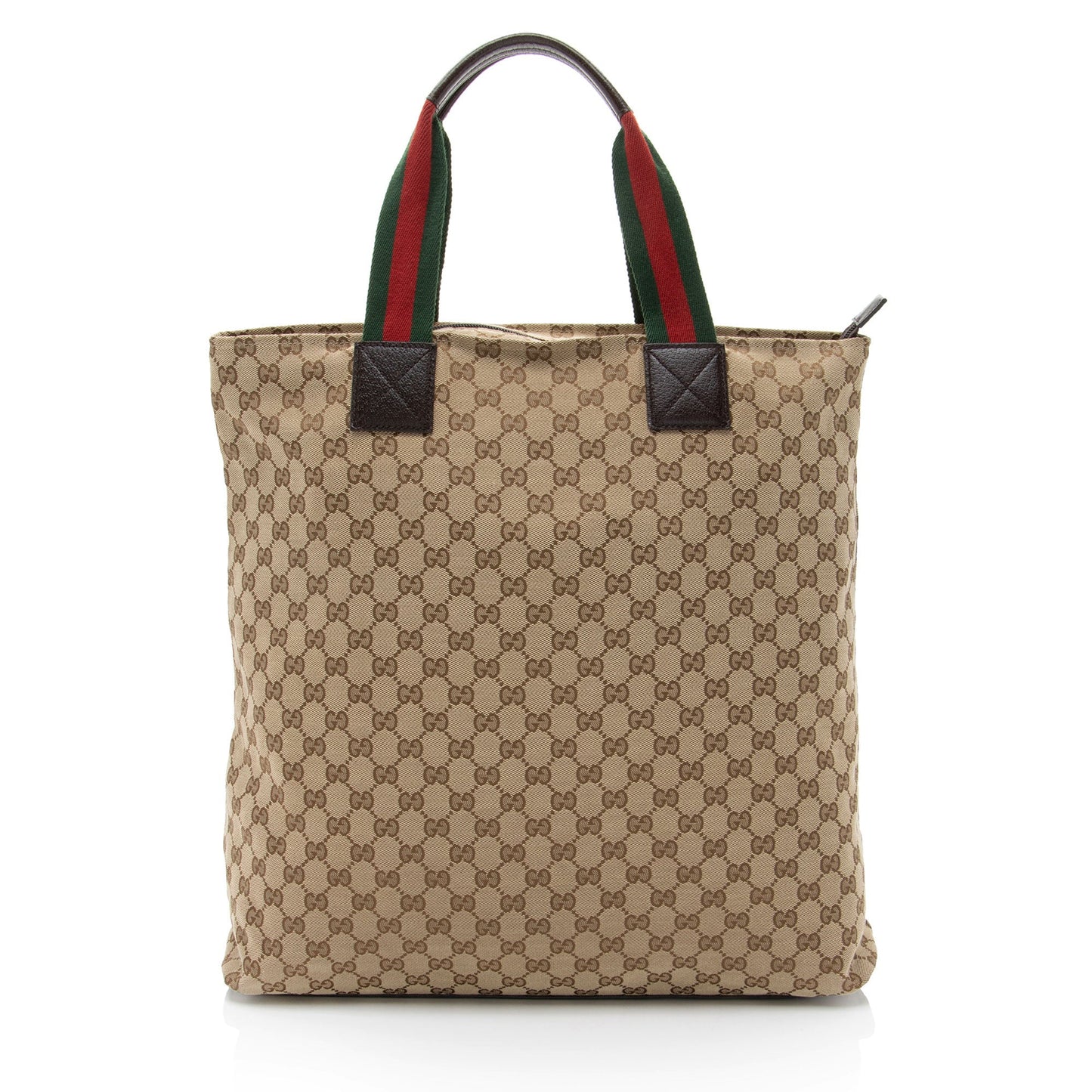 Gucci GG Web N S Canvas Large Tote Bag