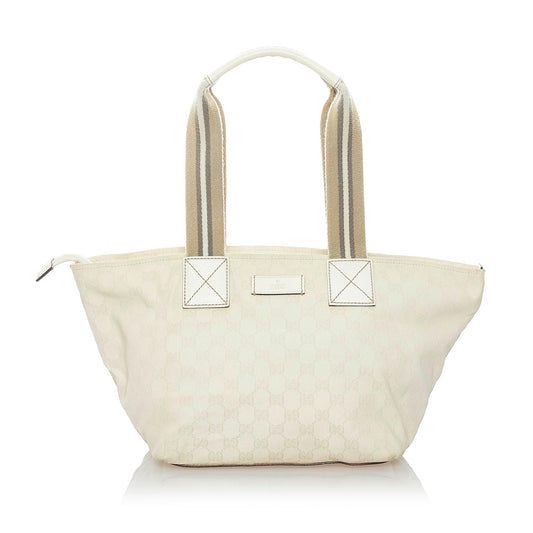 Gucci GG Web SHG Canvas Brown Shoulder Bag 3
