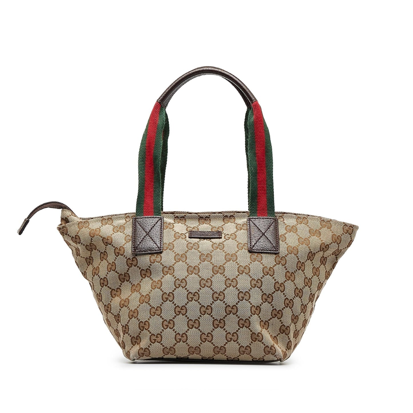 Gucci GG Web SHG-kONkVx Canvas Brown Shoulder Bag