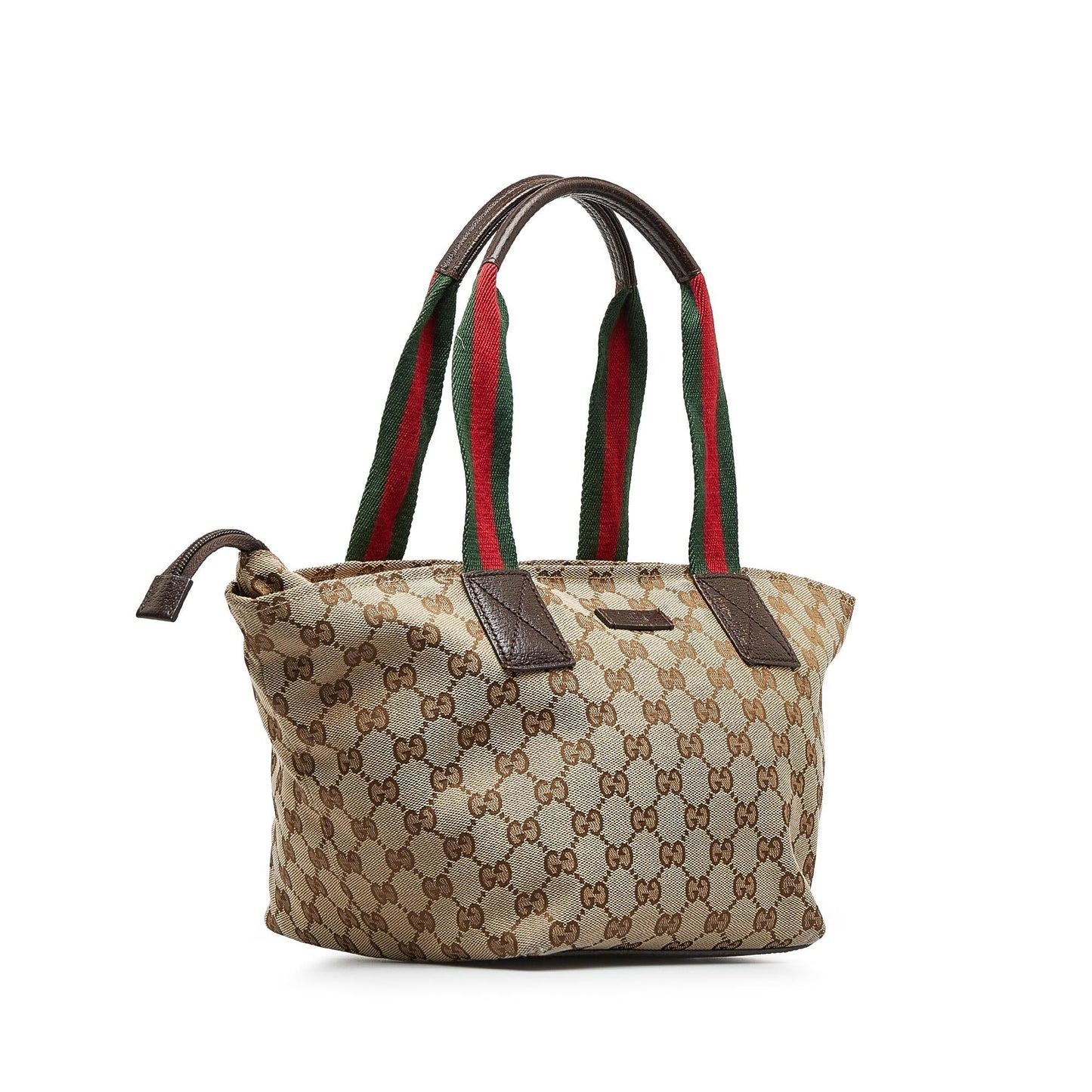 Gucci GG Web SHG-kONkVx Canvas Brown Shoulder Bag