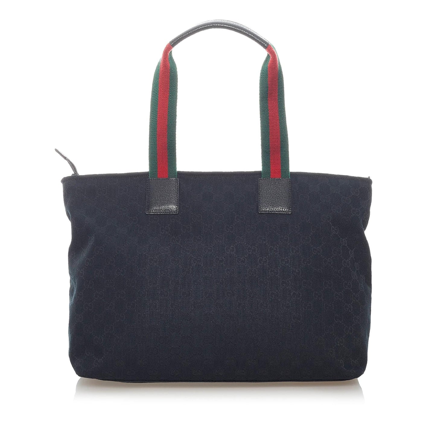 Gucci GG Web SHG Canvas Black Tote Bag Bag Shg