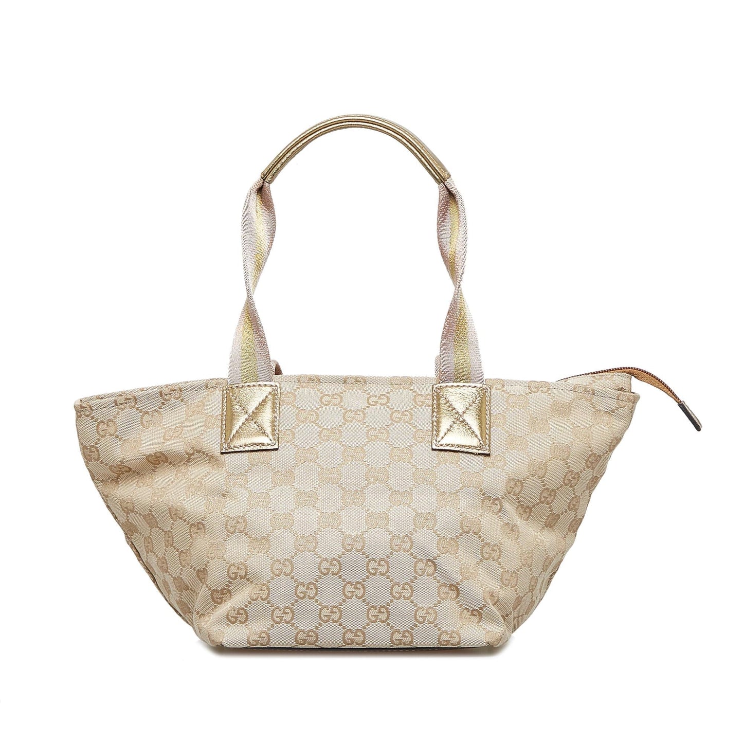 Gucci GG Web SHG-ZzkR12 Canvas Brown Tote Bag