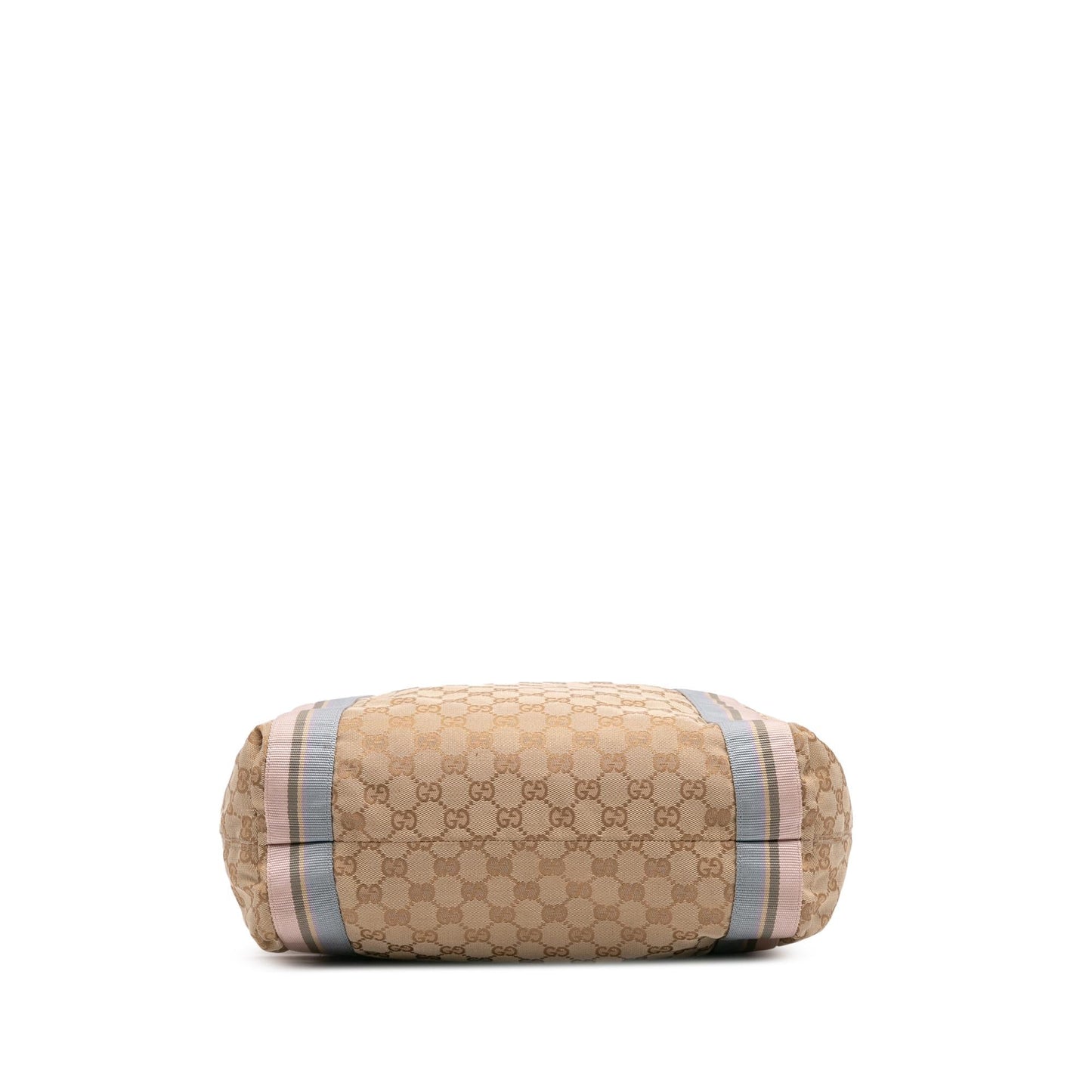 Gucci GG Web Canvas Brown Tote Bag Tote 6