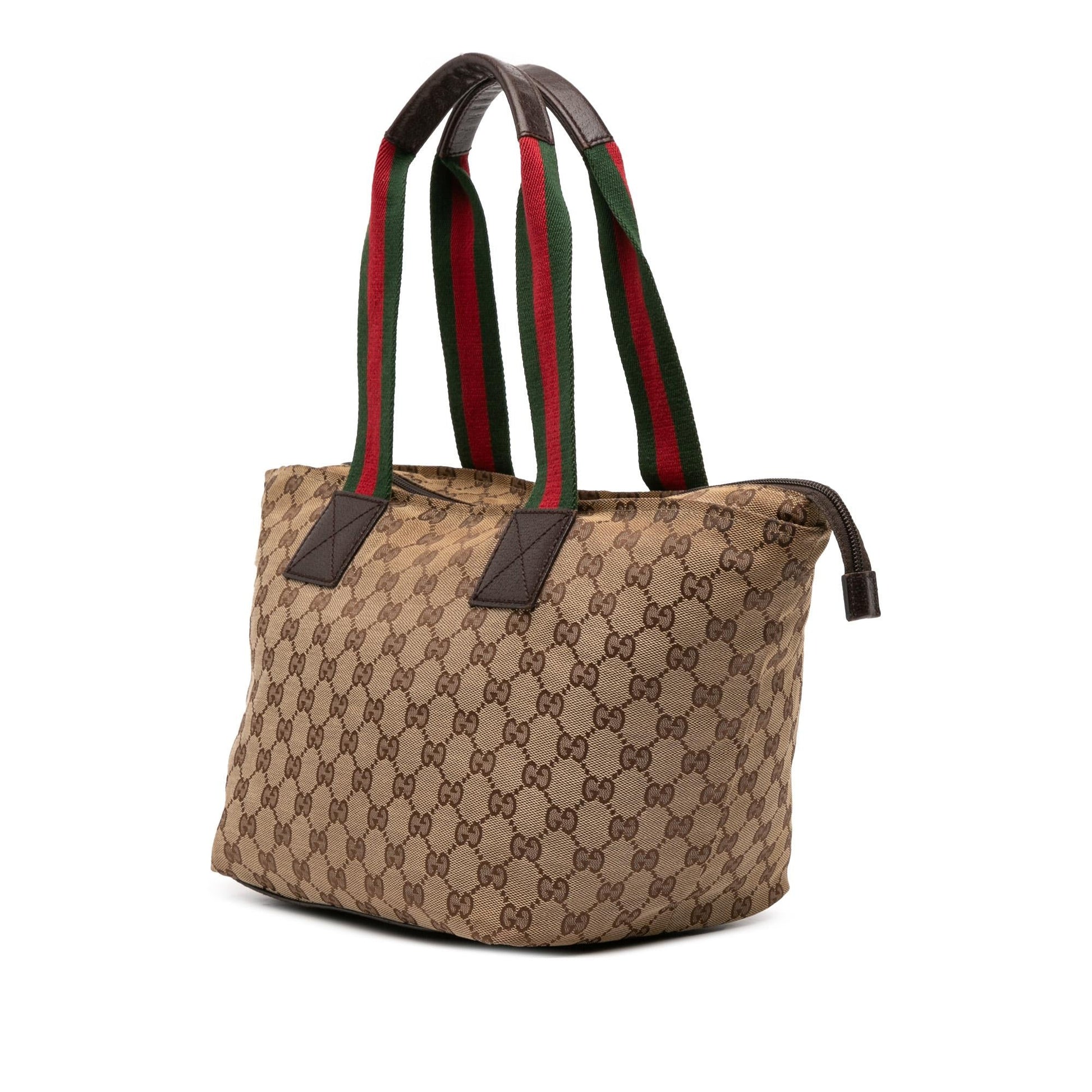 Gucci GG Web Canvas Tote Bag Tote 13