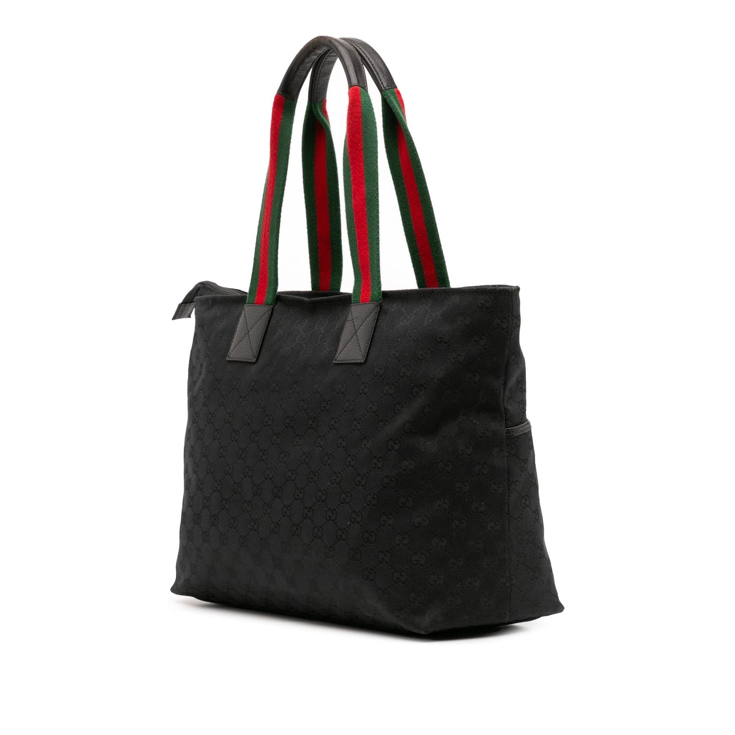Gucci GG Web Canvas Tote Bag Tote 14