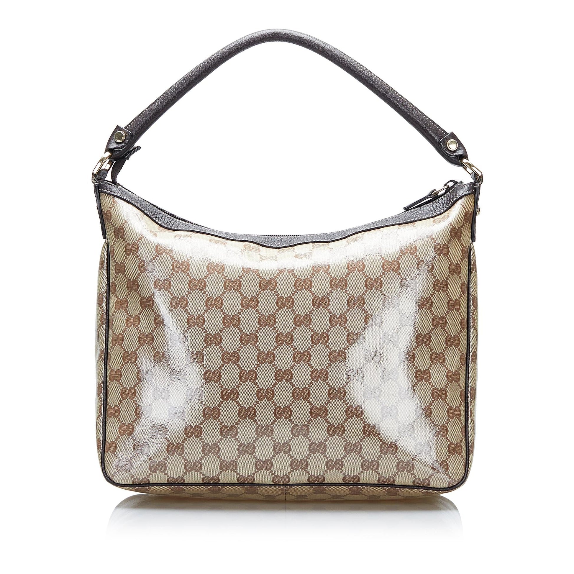 Gucci GG Crystal Abbey SHG-1Bif4d Brown Shoulder Bag