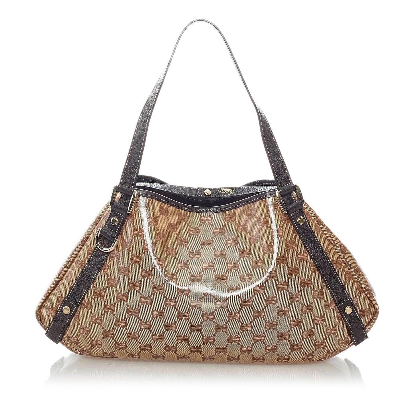 Gucci GG Crystal Pelham SHG-vFtcgC Brown Tote Bag