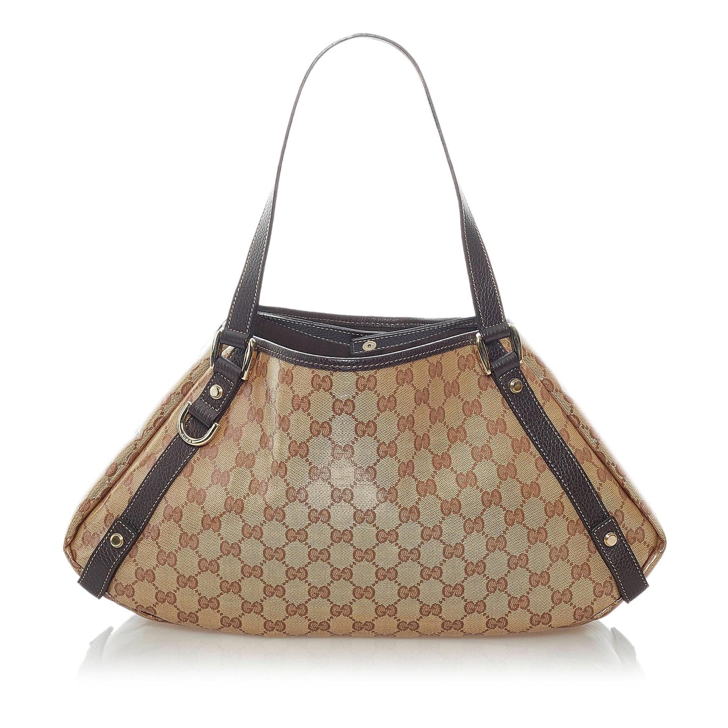 Gucci GG Crystal Pelham SHG-vFtcgC Brown Tote Bag