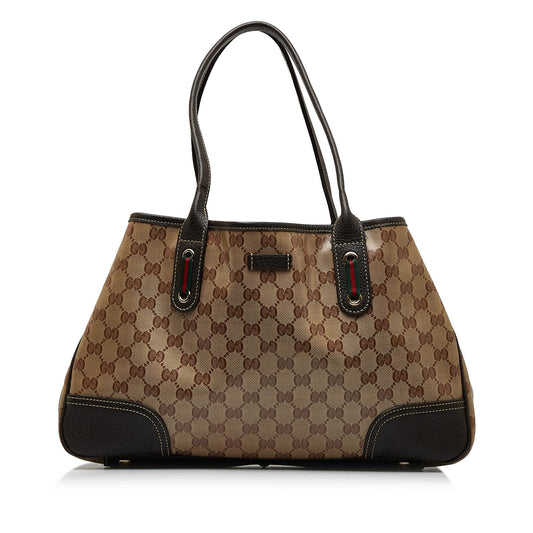Gucci GG Crystal Princy SHG-4Be2KE Brown Tote Bag