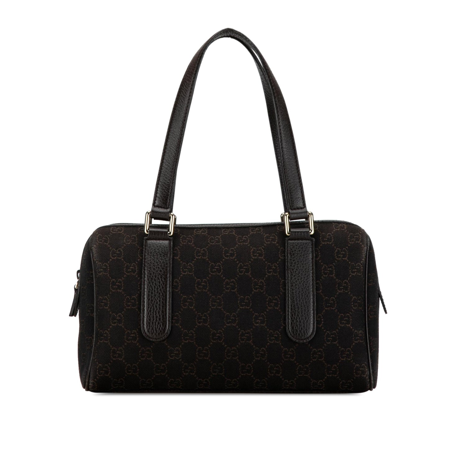Gucci GG Boston SHG-ivM0my Denim Calf Brown Satchel Bag