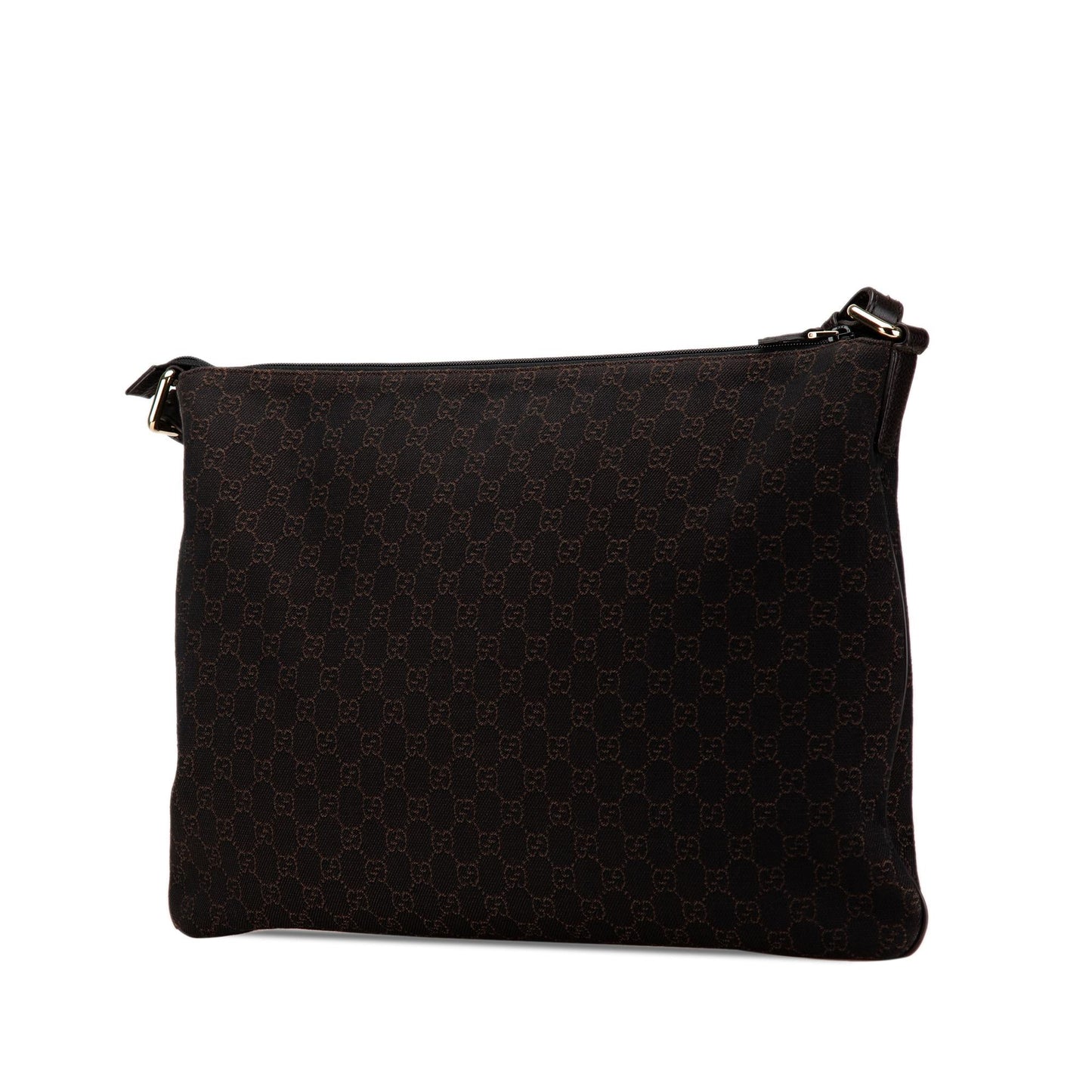 Gucci GG SHG-VCWzhC Denim Calf Brown Crossbody Bag