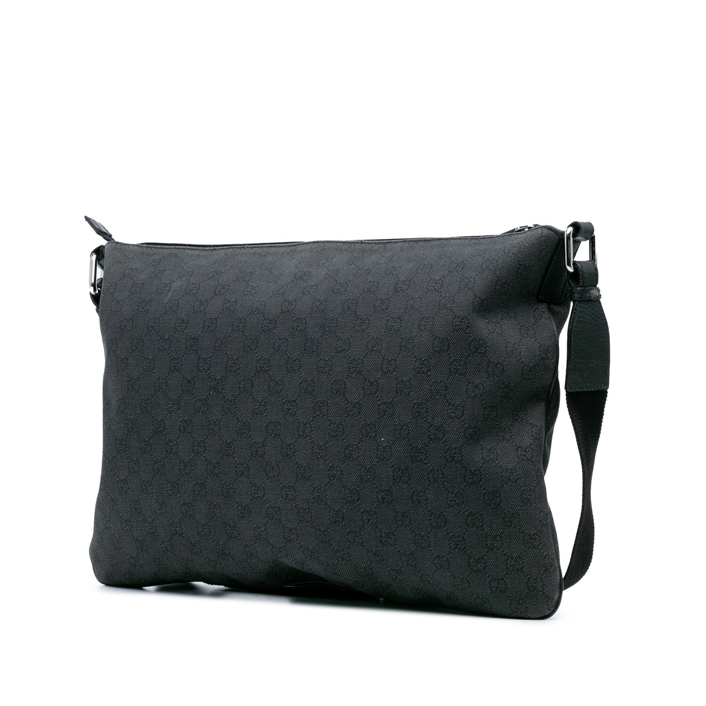 Gucci GG Denim Black Crossbody Bag