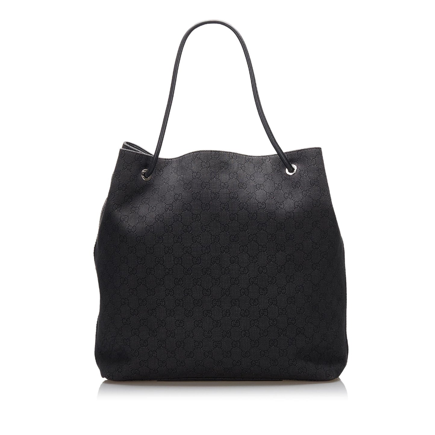 Gucci GG Gifford SHG Denim Black Tote Bag