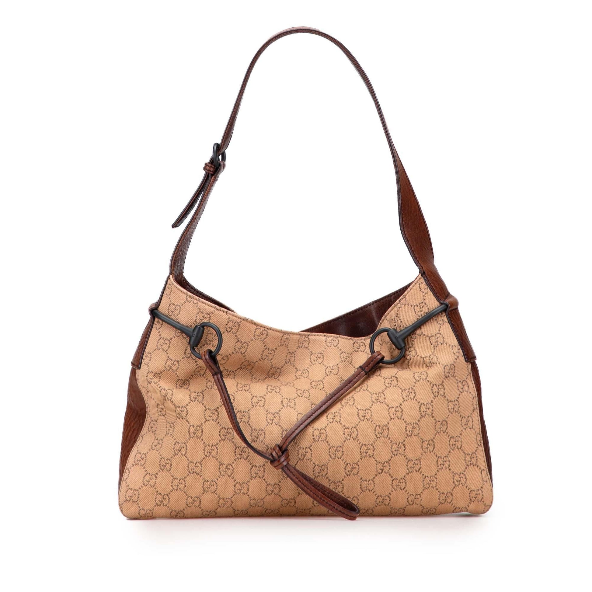 Gucci GG Horsebit Denim Shoulder Bag Bag 1