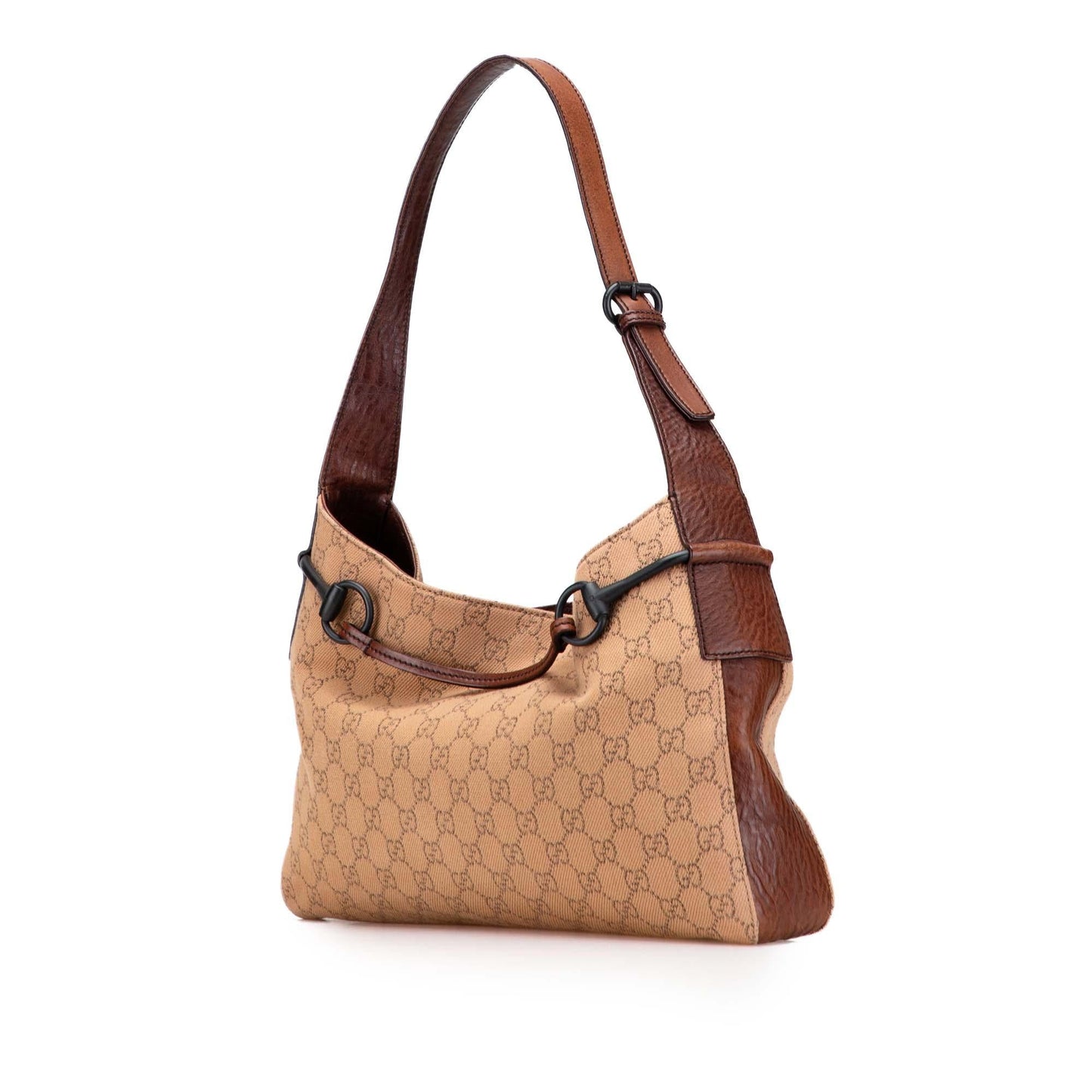 Gucci GG Horsebit Denim Shoulder Bag Bag 1