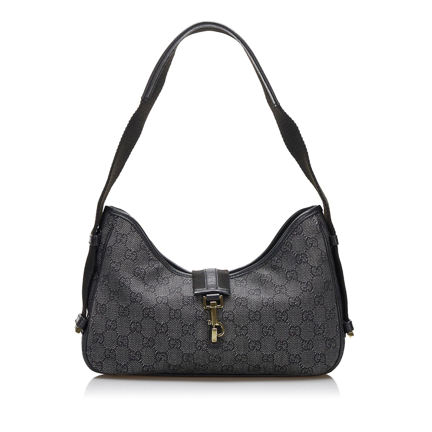 Gucci GG SHG-Ed4iPf Denim Grey Shoulder Bag