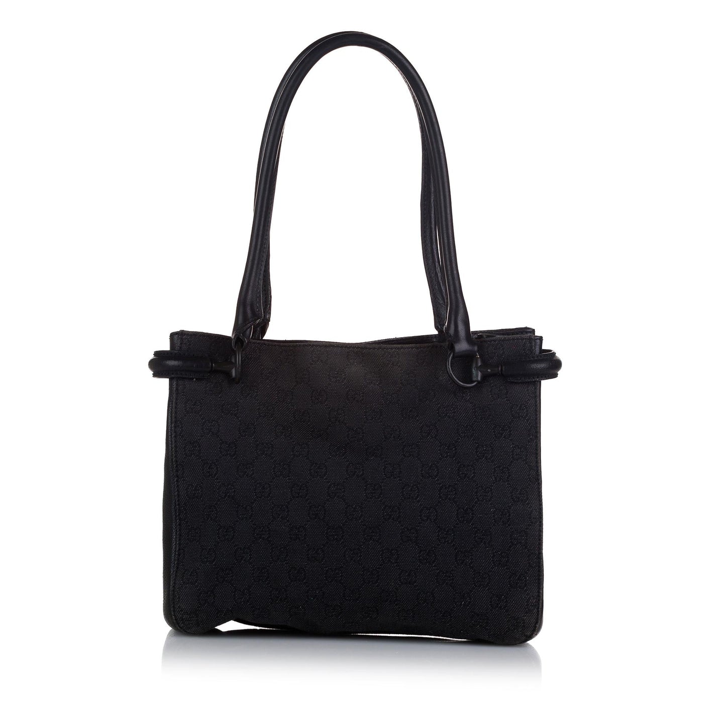 Gucci GG Denim Black Shoulder Bag
