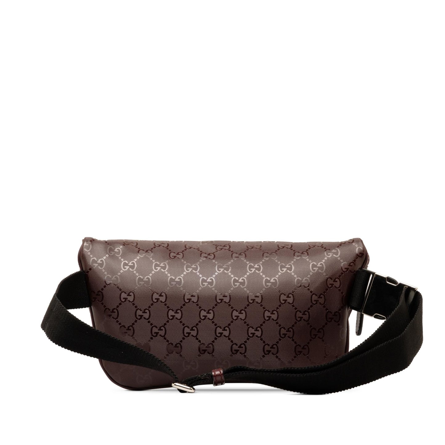 Gucci GG Imprime Belt Canvas Calf Red Accessory Belt Bag