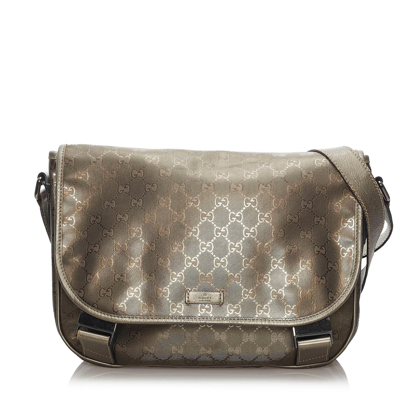 Gucci GG Imprime SHG Calf Brown Crossbody Bag