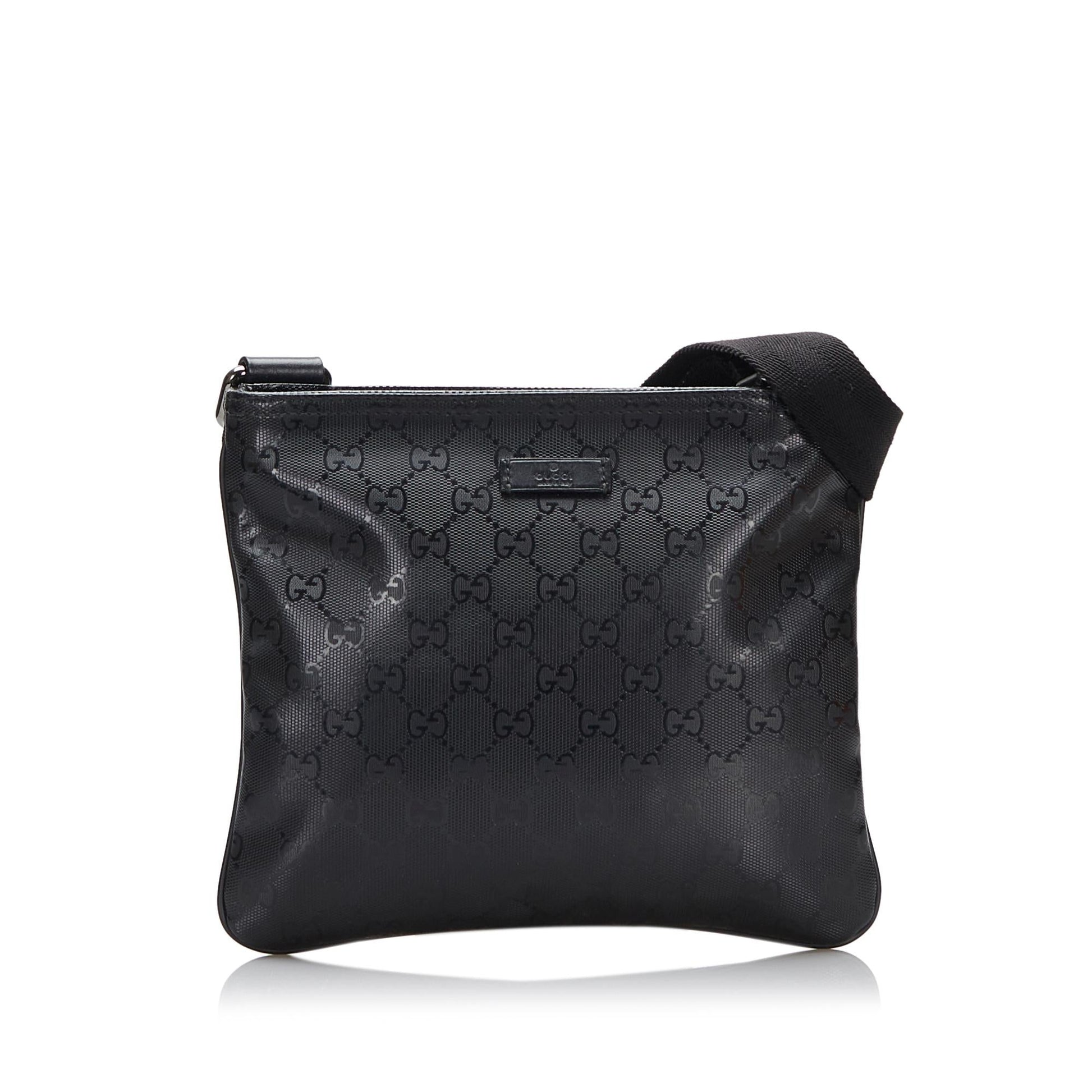 Gucci GG Imprime SHG-lv90lC Black Crossbody Bag