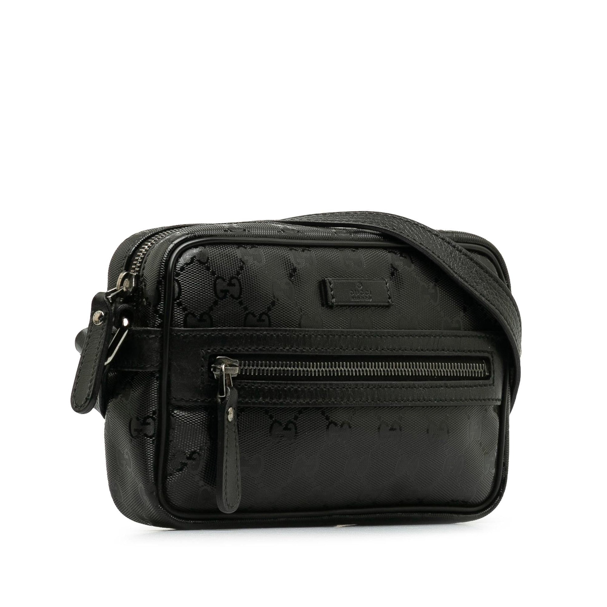 Gucci GG Imprime SHG-TSL2Pz Canvas Black Crossbody Bag