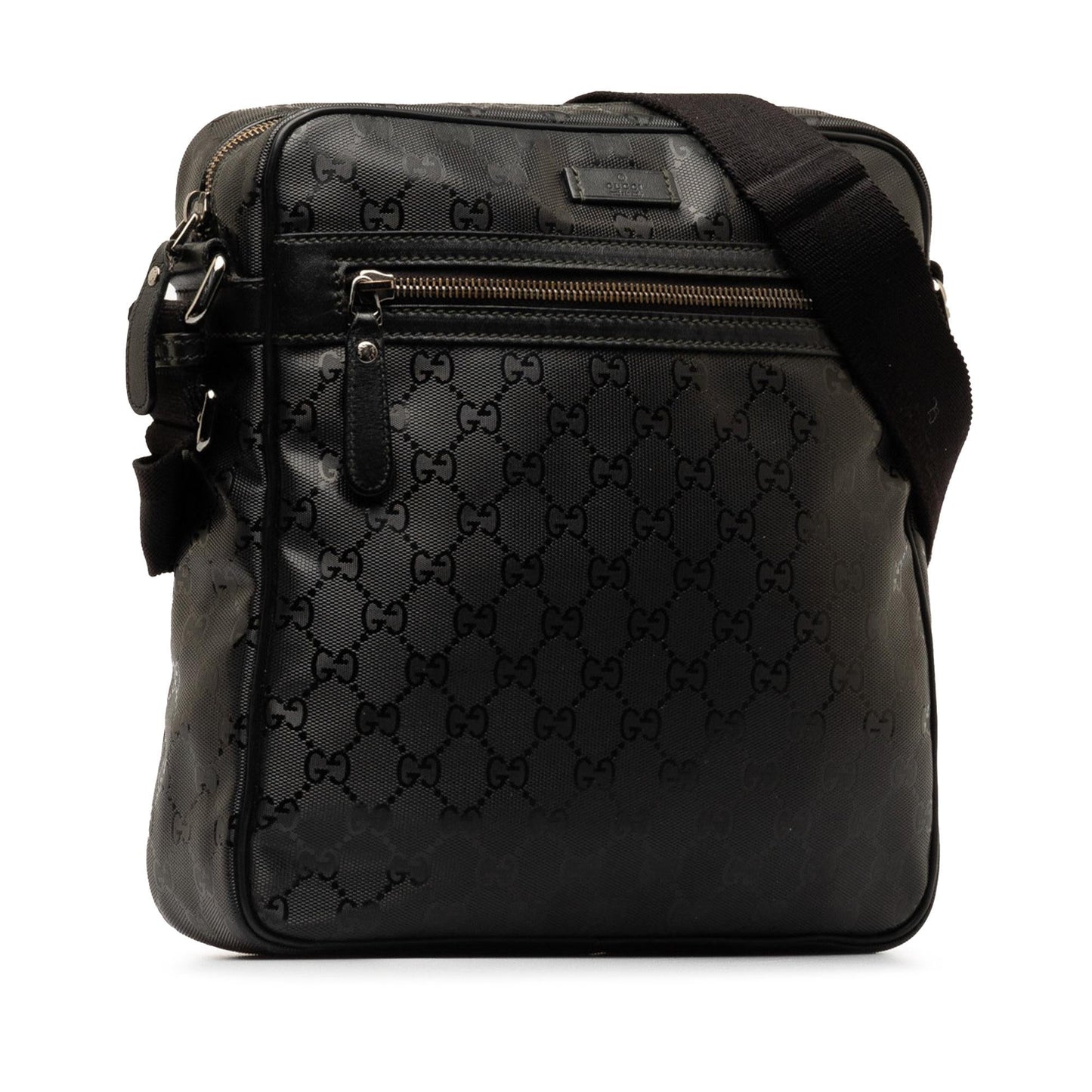 Gucci GG Imprime SHG-txunh3 Canvas Black Crossbody Bag