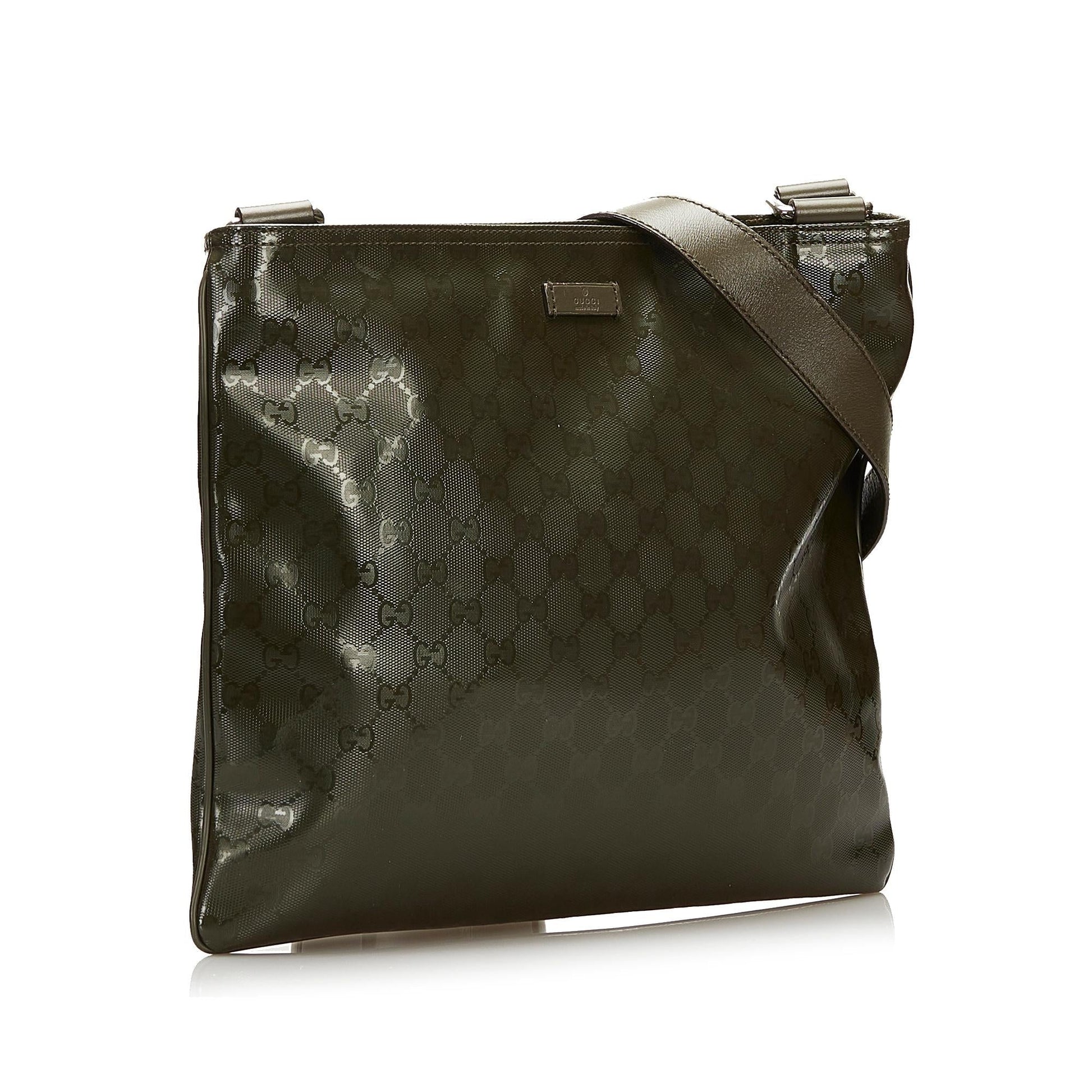 Gucci GG Imprime SHG Brown Crossbody Bag
