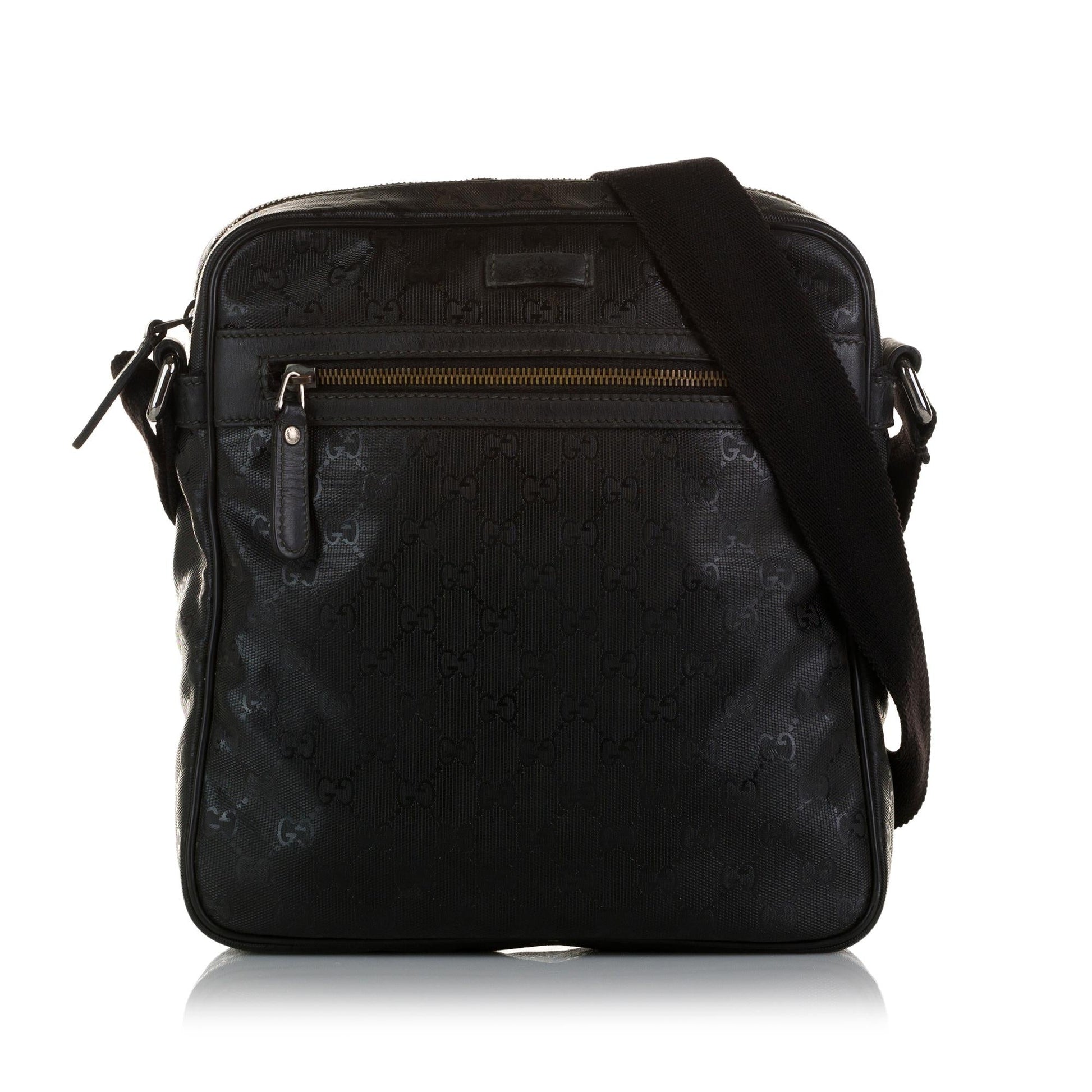 Gucci GG Imprime SHG-1ejRoj Black Crossbody Bag