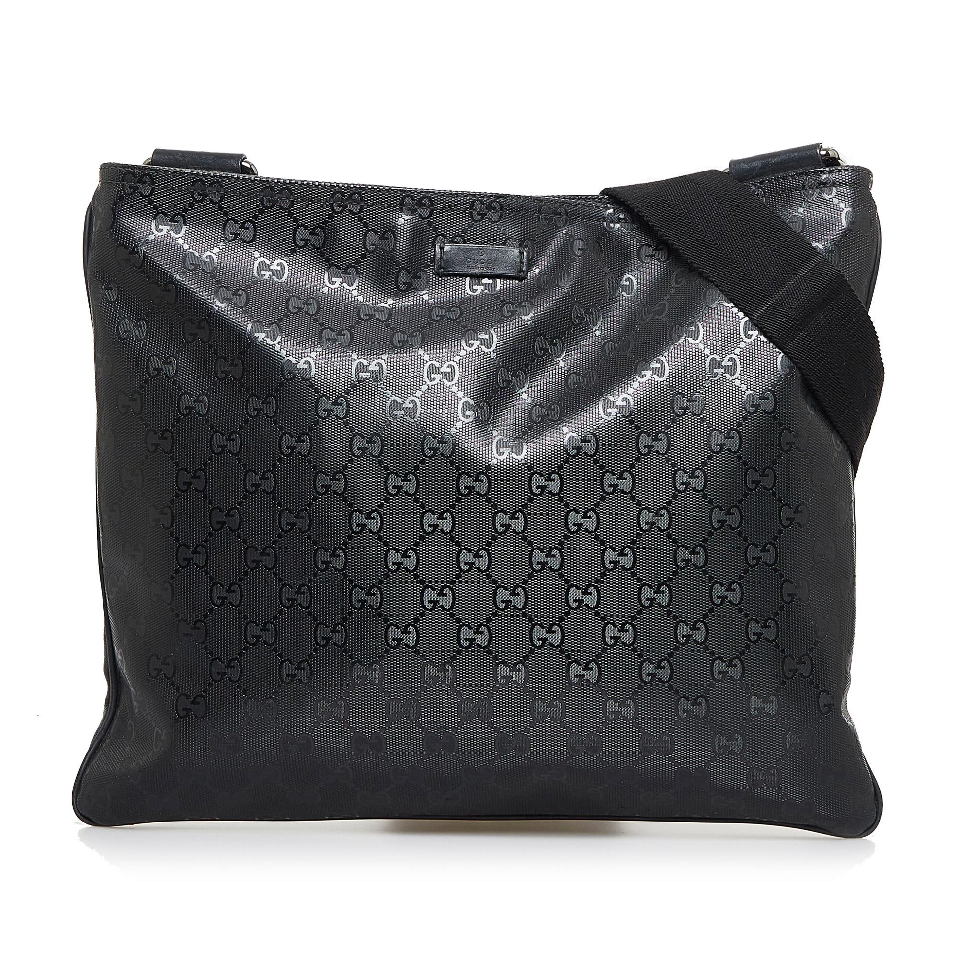 Gucci GG Imprime SHG-wdVGUZ Black Crossbody Bag