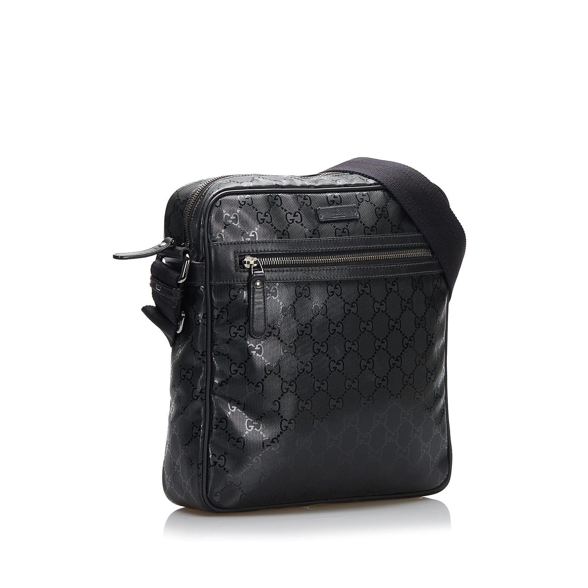 Gucci GG Imprime SHG-Zoc6K8 Black Crossbody Bag