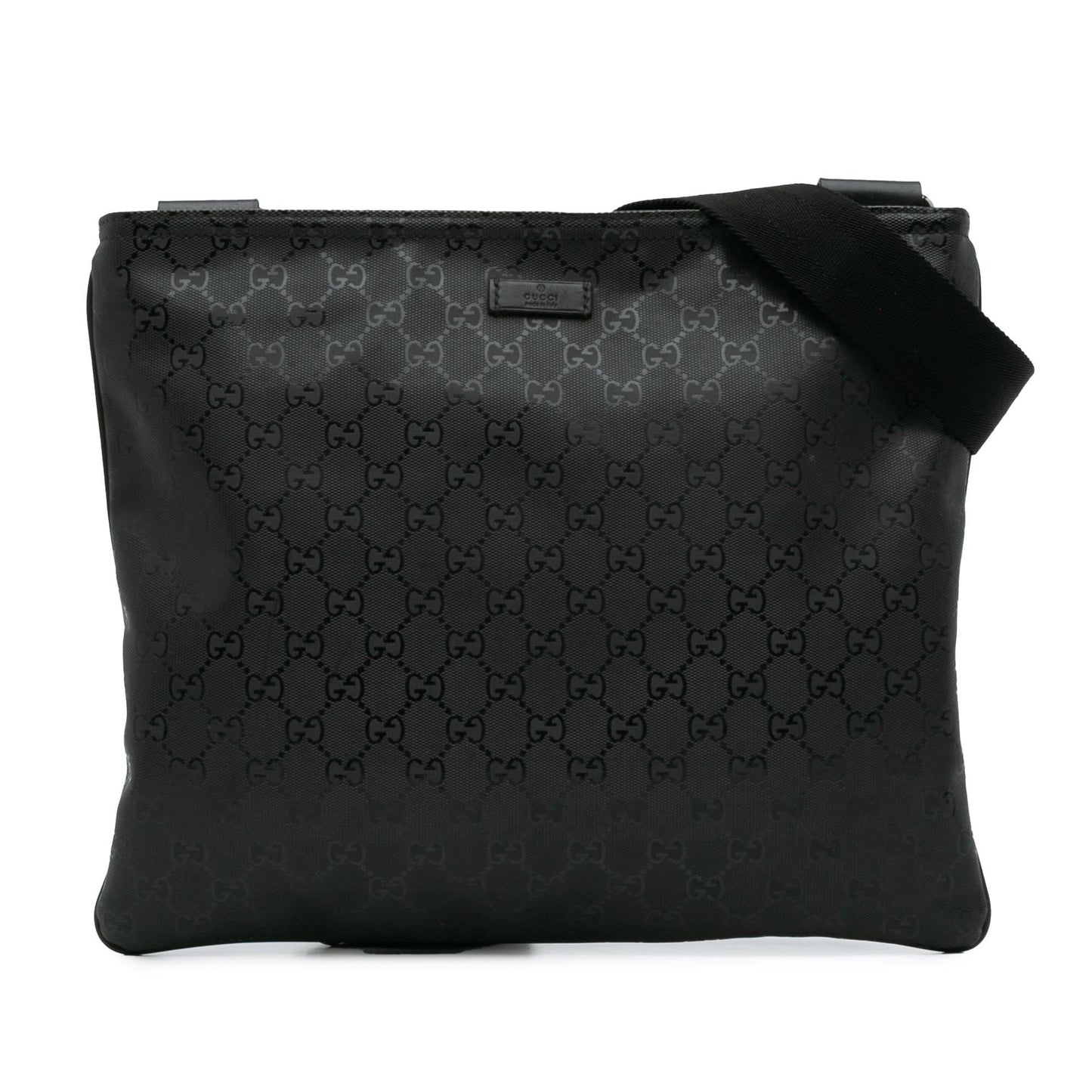 Gucci GG Imprime Canvas Black Crossbody Bag