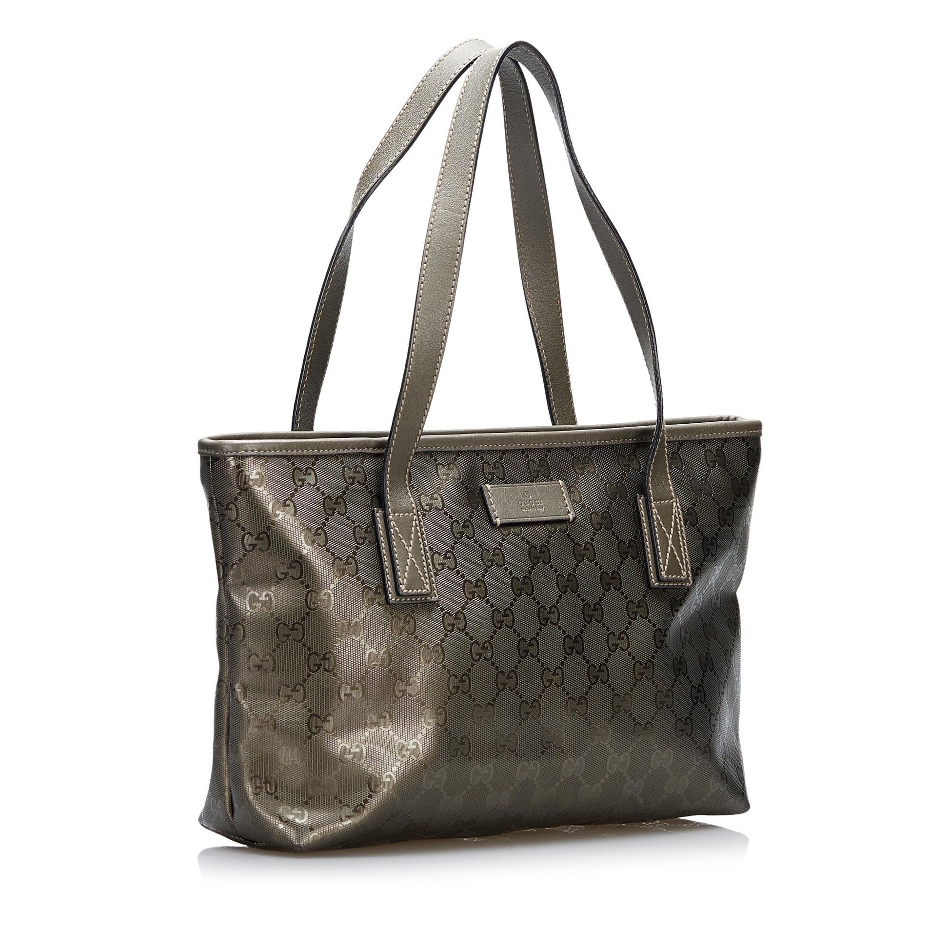 Gucci GG Imprime SHG-uzik4q Brown Satchel Bag