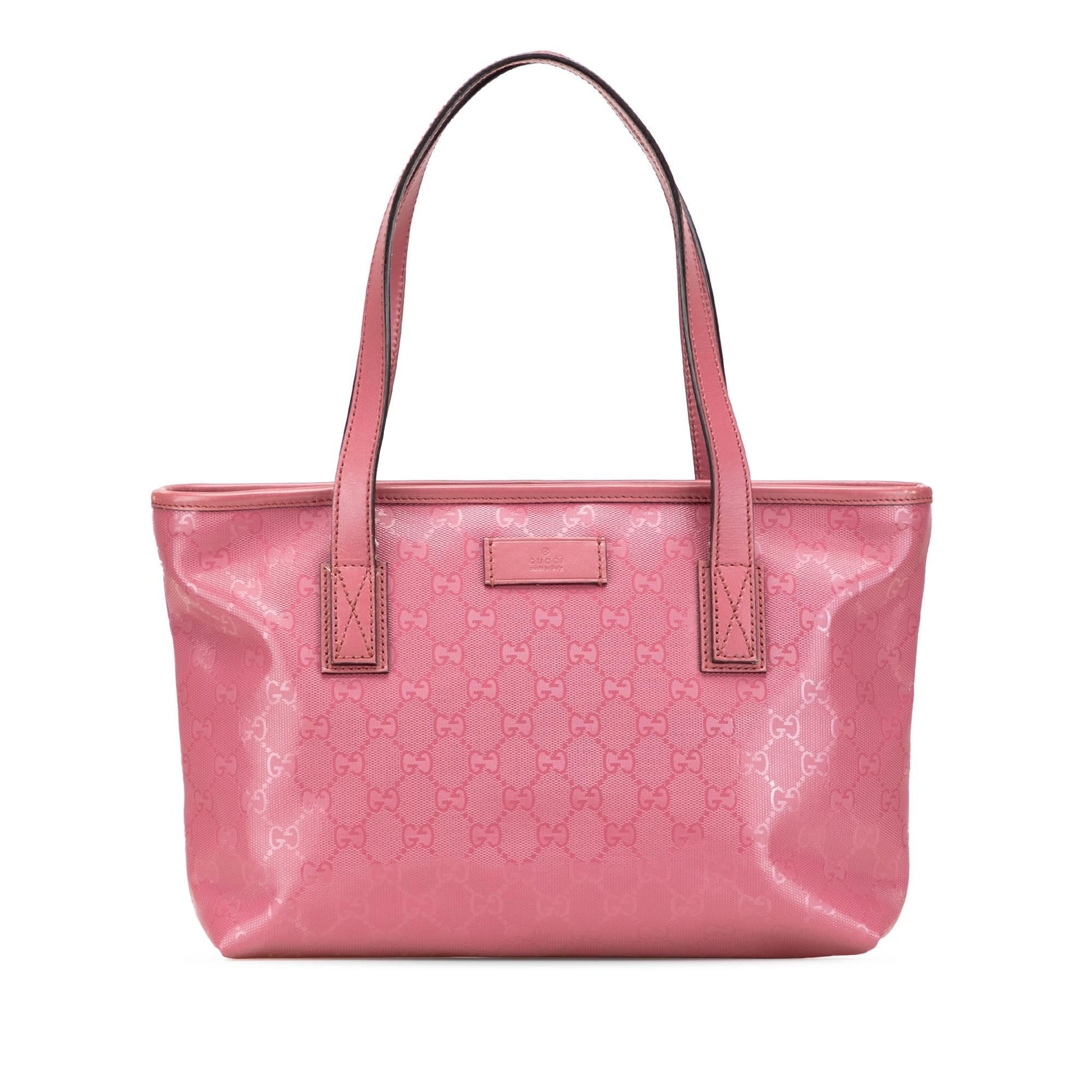 Gucci GG Imprime Joy Canvas Pink Tote Bag