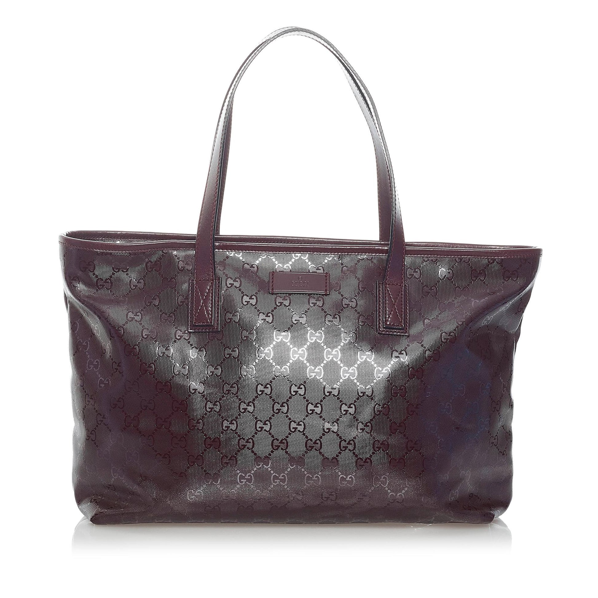 Gucci GG Imprime SHG Red Tote Bag