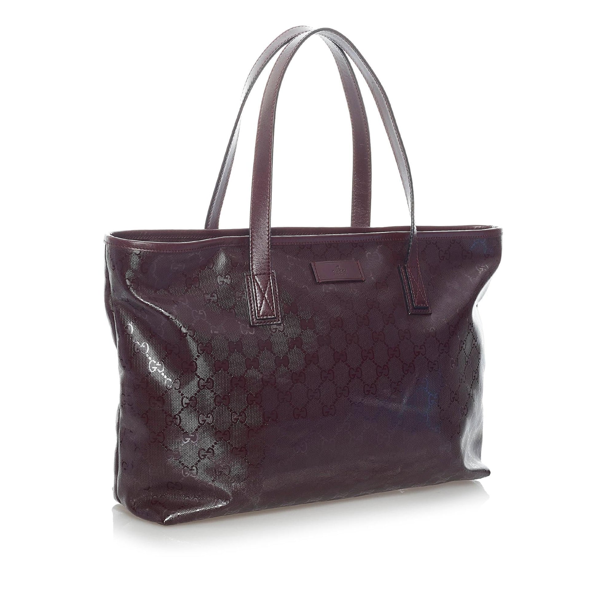 Gucci GG Imprime SHG Red Tote Bag