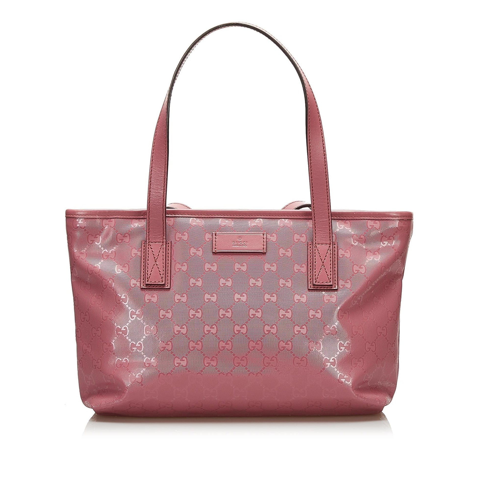 Gucci GG Imprime SHG Pink Tote Bag