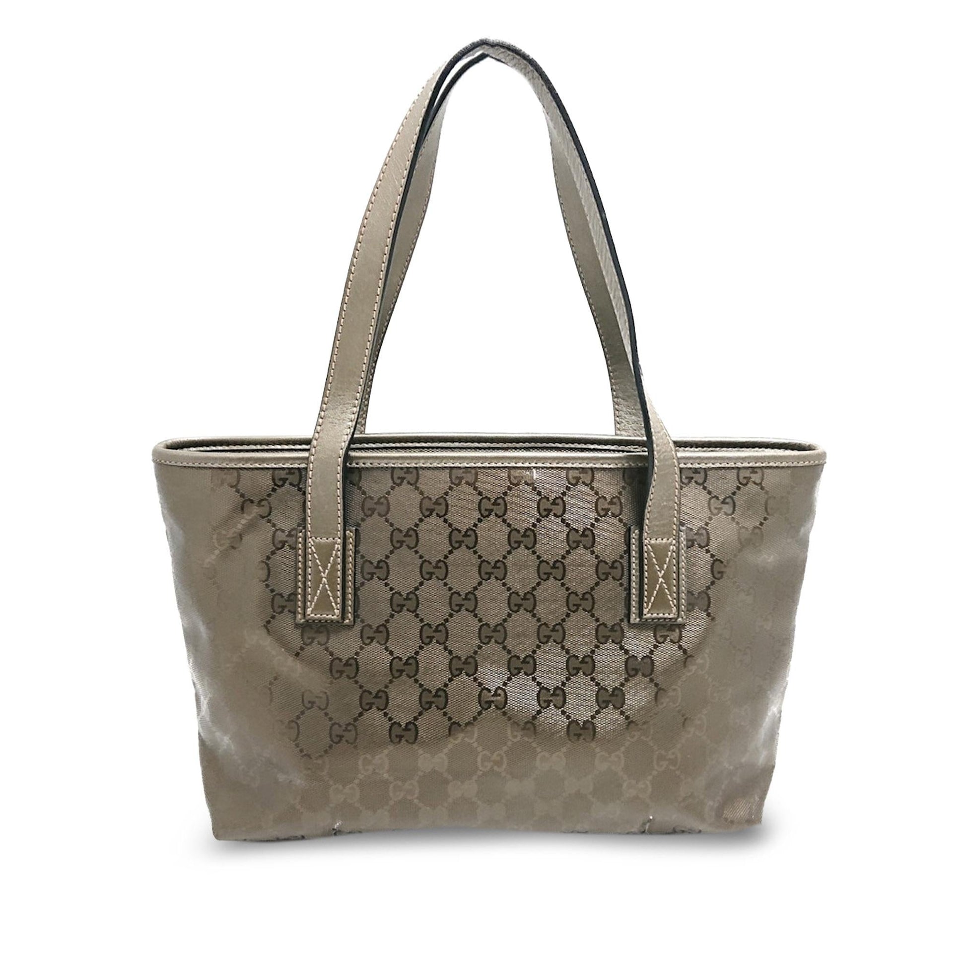 Gucci GG Imprime SHG-Rwb4Pe Calf Brown Tote Bag